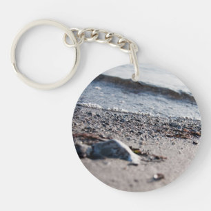 Beach close up key ring