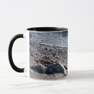 Beach close up mug