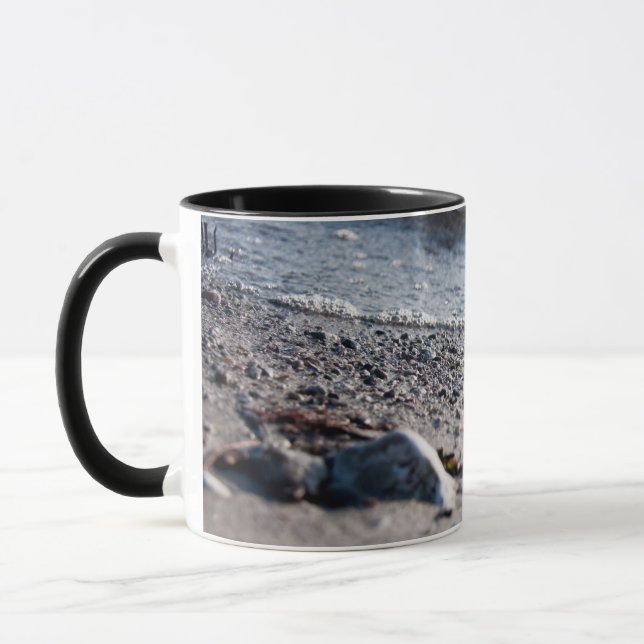Beach close up mug (Left)
