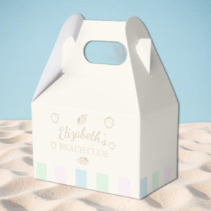 Beach Club Birthday Favour Box