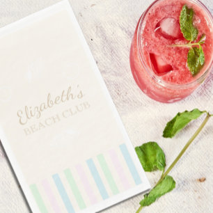 Beach Club Birthday Napkins