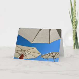 Beach Club Parasols Card