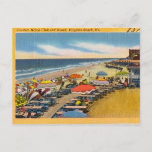 Beach Club, Virginia Beach, Va Postcard