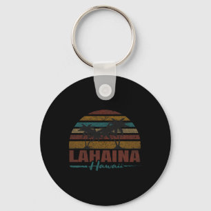 Beach Coastal City Vacation Souvenir Lahaina  Key Ring