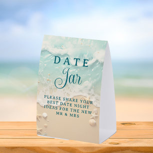 Beach Coastal Date Night Jar Bridal Shower Game