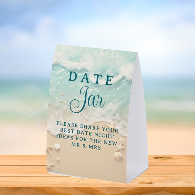 Beach Coastal Date Night Jar Bridal Shower Game (Creator Uploaded)