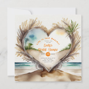 Beach Coastal Ocean BABYSHOWER BIRTHDAY WEDDING Invitation