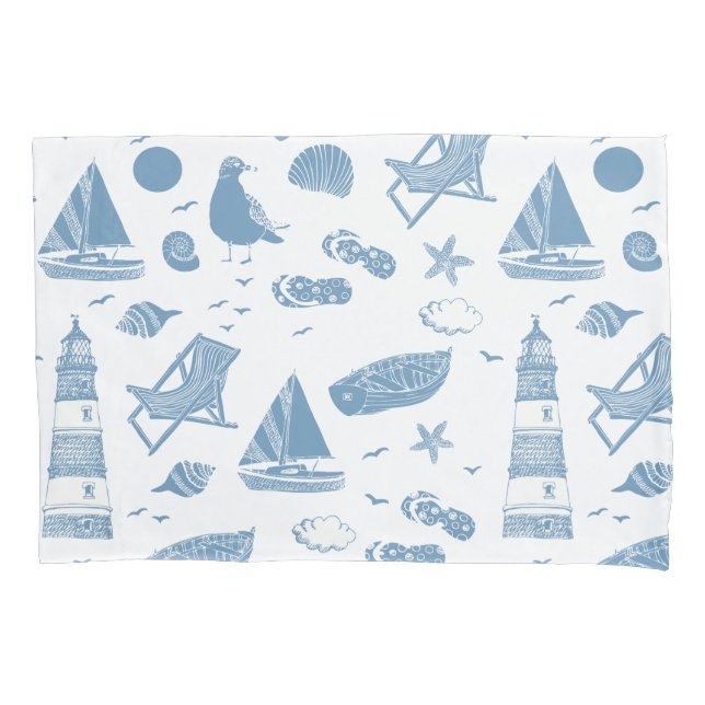 Beach Coastal Pillowcase (Front)