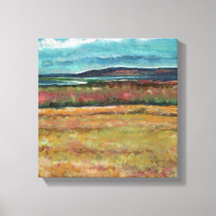 Beach Coastal Sand Dune Shoreline Art Canvas Print