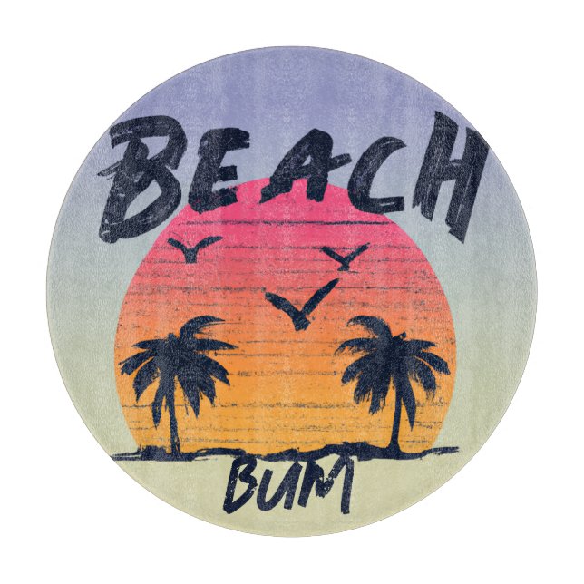 Beach/coastal/tropical/Hawaiian Cutting Board (Front)