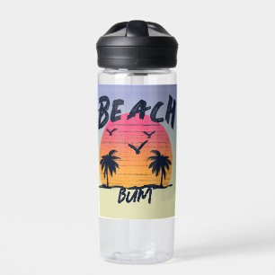 Beach/coastal/tropical/Hawaiian Water Bottle