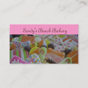 beach cookies business card