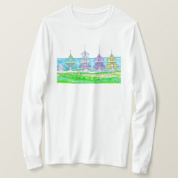 Beach Cottage Bright Long Sleeve Tshirt