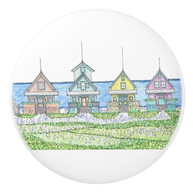 Beach Cottage Door Knob (Front)