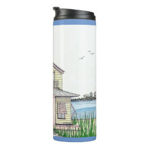 Beach Cottage Thermal Tumbler
