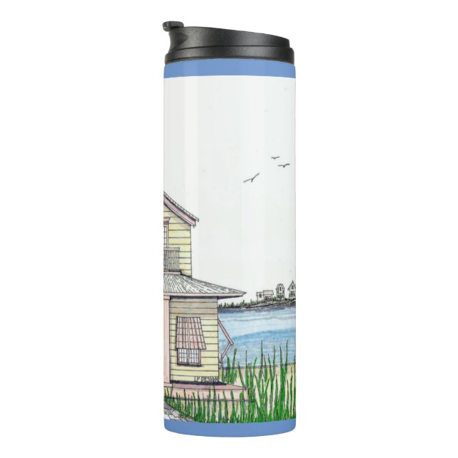 Beach Cottage Thermal Tumbler (Rotated Right)