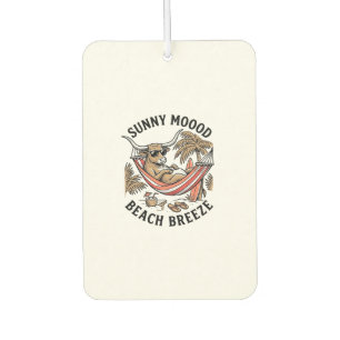 Beach Cow Shirt Vintage Summer Farm Animal Art Car Air Freshener