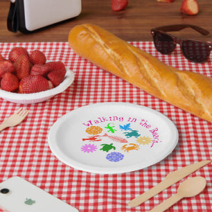 Beach Creatures Paper Plate