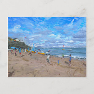 Beach cricket Abersoch 2013 Postcard