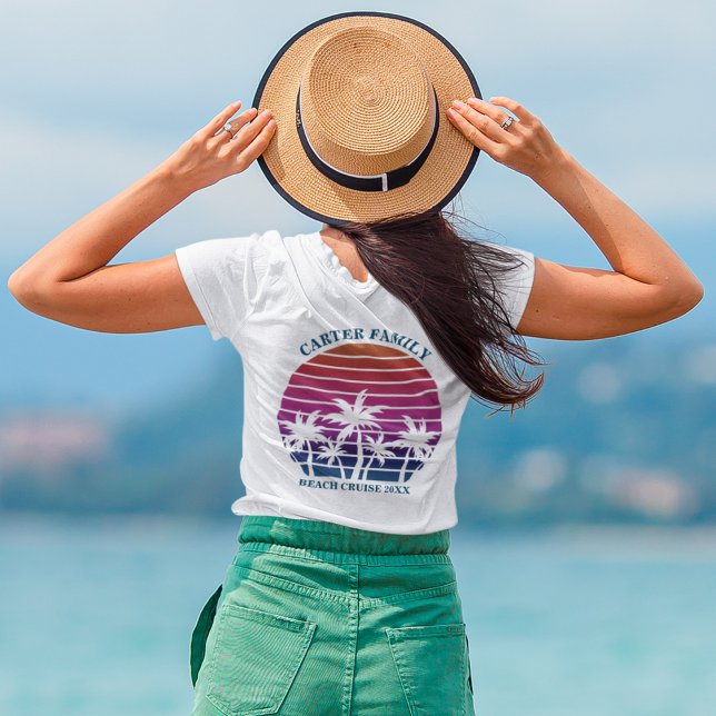 Beach Cruise Custom Family Reunion Pocket Women's T-Shirt (Creator Uploaded)