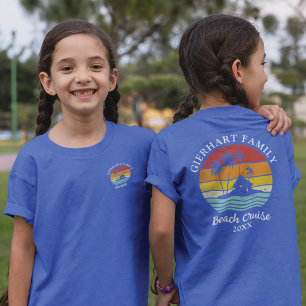 Beach Cruise Family Reunion Matching Personalised T-Shirt