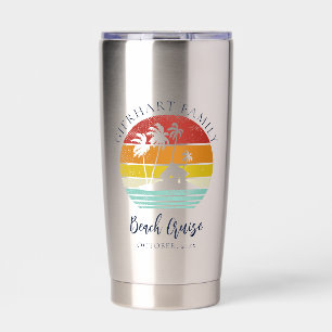Beach Cruise Family Vacation Matching Insulated Tumbler