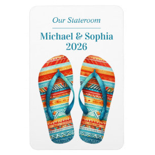 Beach Cruise Ship Stateroom Magnet