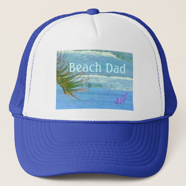 Beach Dad Trucker Hat (Front)