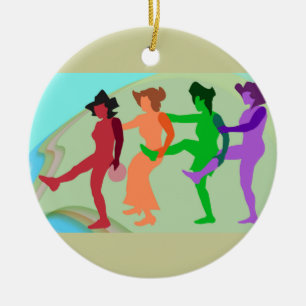 Beach Dance Ornament