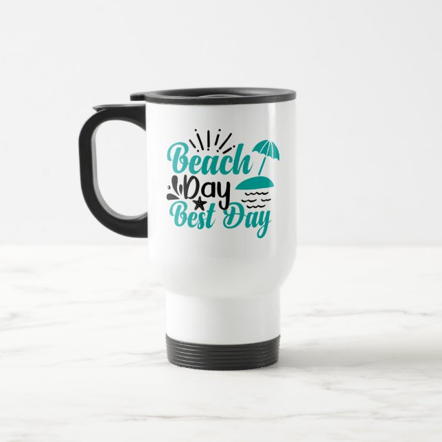 Beach Day Best Day-68634 Travel Mug (Left)