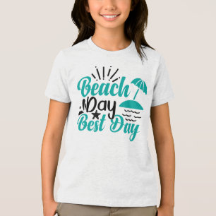 Beach Day Best Day-68634 Tri-Blend Shirt