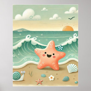 Beach Day Bliss Poster