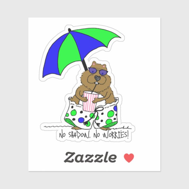 Beach Day Groundhog (Sheet)