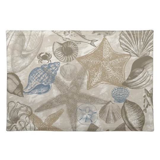 Beach day placemat | Zazzle.co.uk