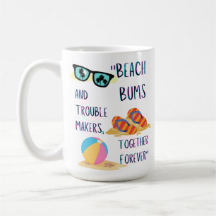 beach day quote coffee mug