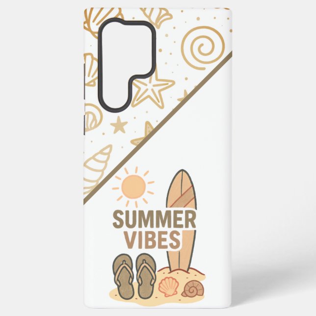 Beach Days Ahead Samsung Galaxy S22 Ultra Case (Back)
