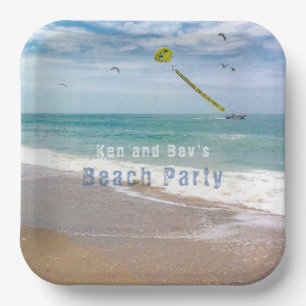 Beach Days Beach Party Paper Plate