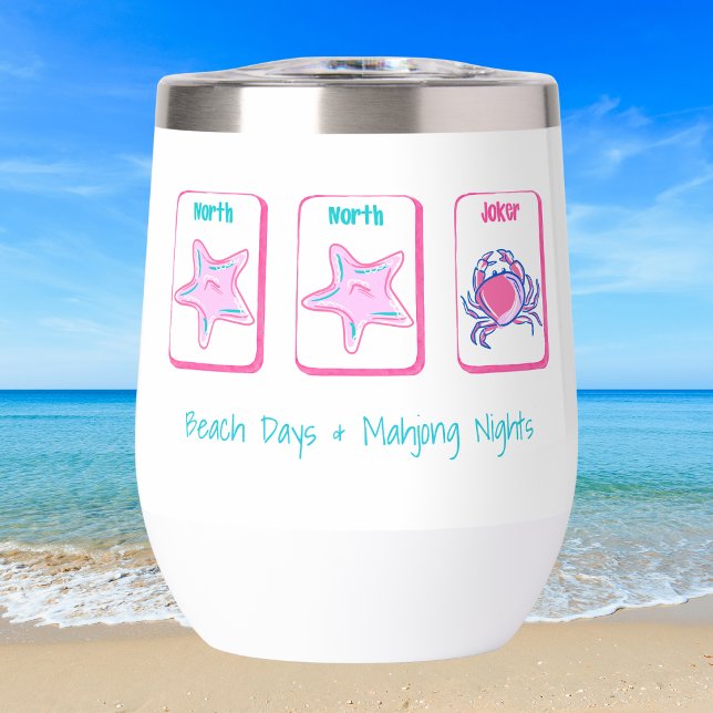 Beach Days & Mahjong Nights Personalised Coastal  (Creator Uploaded)