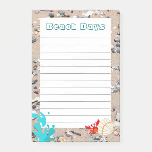 Beach Days Post-it Notes