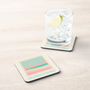 Beach design  coaster