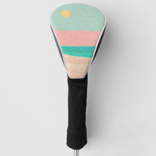 Beach design golf head cover