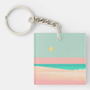 Beach design  key ring