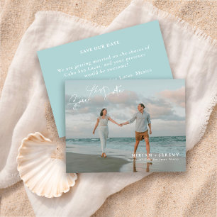  Beach Destination Wedding Save the Date   Photo