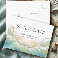 Beach Destination Wedding Save The Date