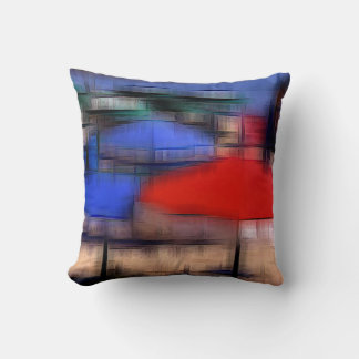 Beach digital effect of style "impression"   cushion