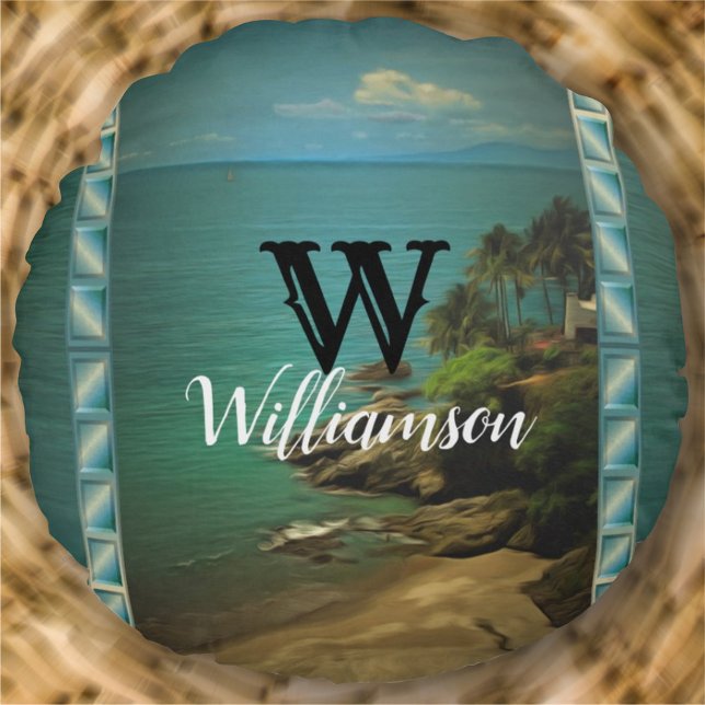 Beach Dream 0026 Round Cushion (Creator Uploaded)