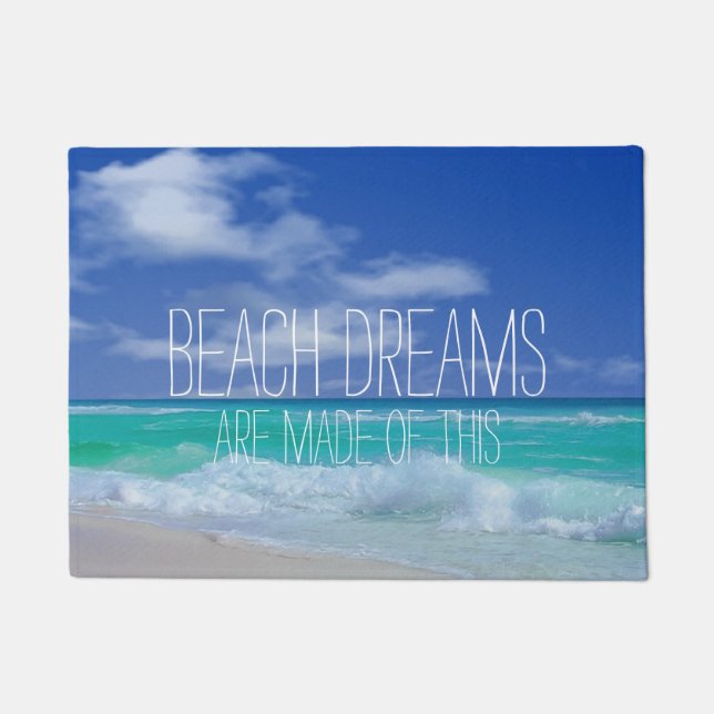 Beach Dreams 18x24 Door Mat (Front)