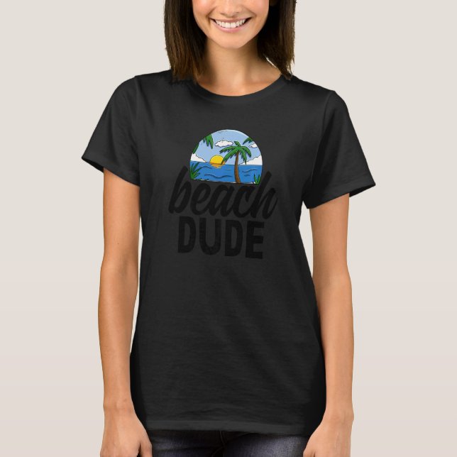 Beach Dude  Women Beach Adventures Love Sunrise T-Shirt (Front)