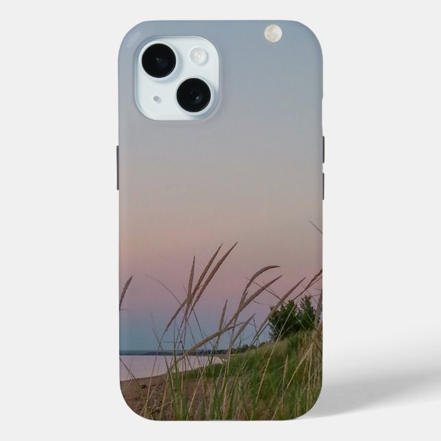 Beach Dunes Evening Sky  Full Moon Case-Mate iPhone Case (Back)