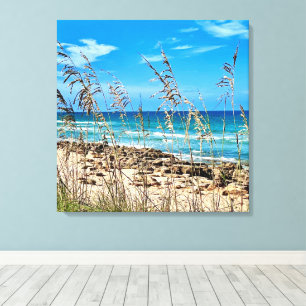 Beach Dunes Ocean Canvas Print